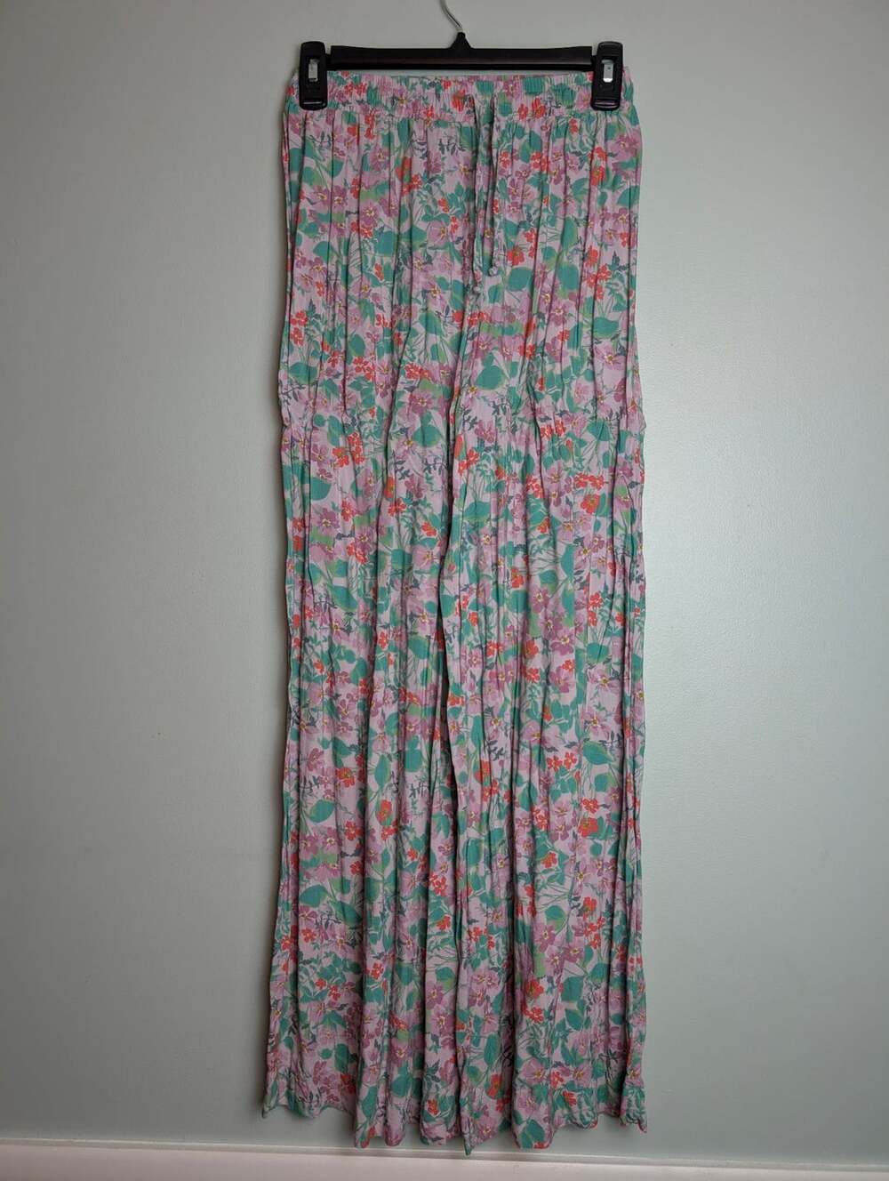 Bohochic Floralprint 78&Sunny Pants Size XS Pink Floral Print